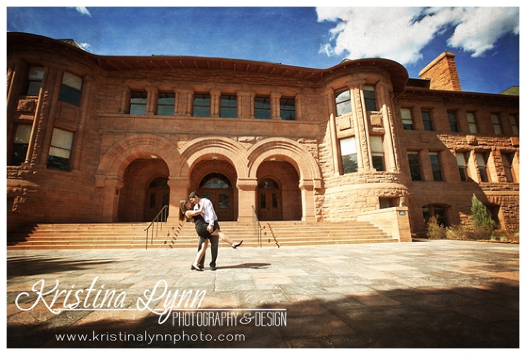 A Colorado Springs wedding engagement photo session by Denver photographer Kristina Lynn Photography & Design.