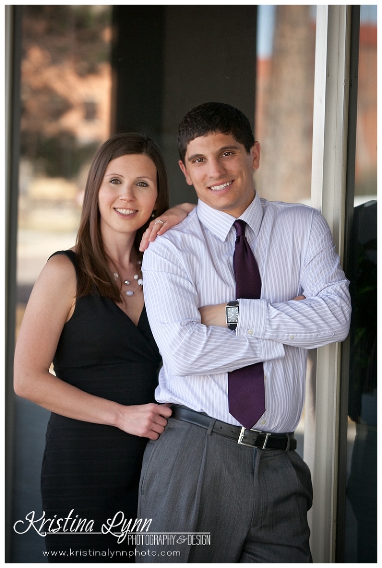 A Colorado Springs wedding engagement photo session by Denver photographer Kristina Lynn Photography & Design.
