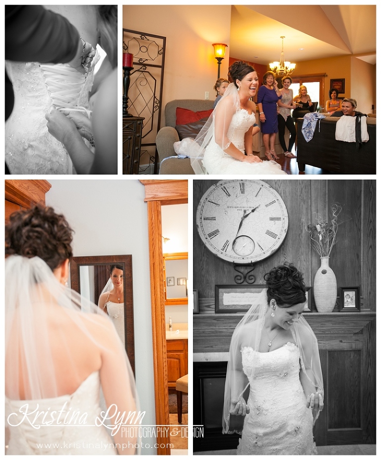 Denver wedding photographer, Kristina Lynn Photography & Design, shares beautiful wedding photography from a recent Iowa wedding.