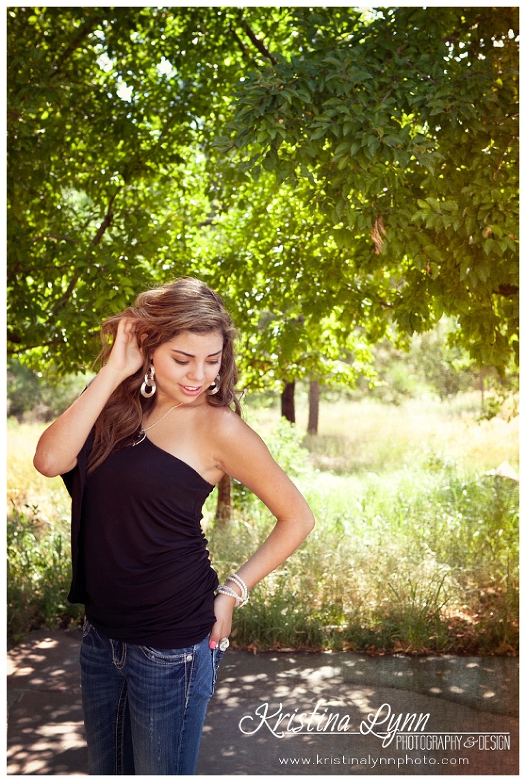 A high school senior photography session with Denver, CO photographer Kristina Lynn Photography & Design.