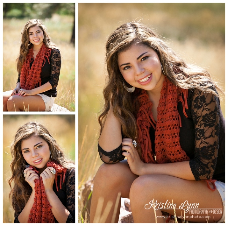 A high school senior photography session with Denver, CO photographer Kristina Lynn Photography & Design.