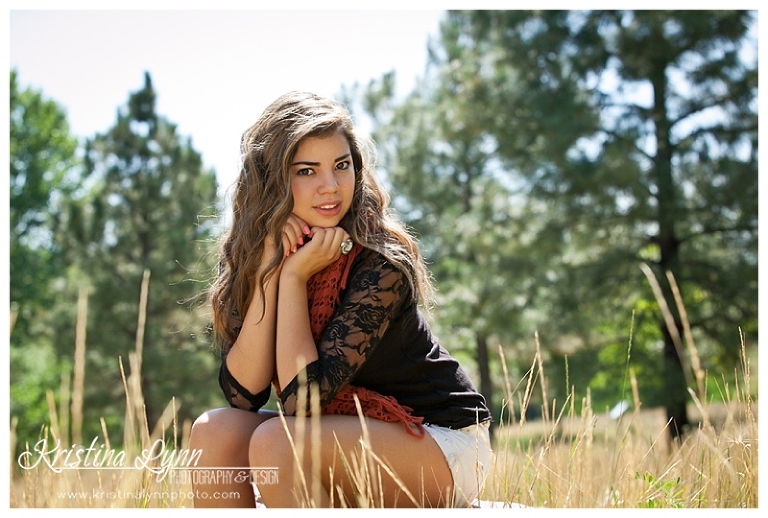 A high school senior photography session with Denver, CO photographer Kristina Lynn Photography & Design.