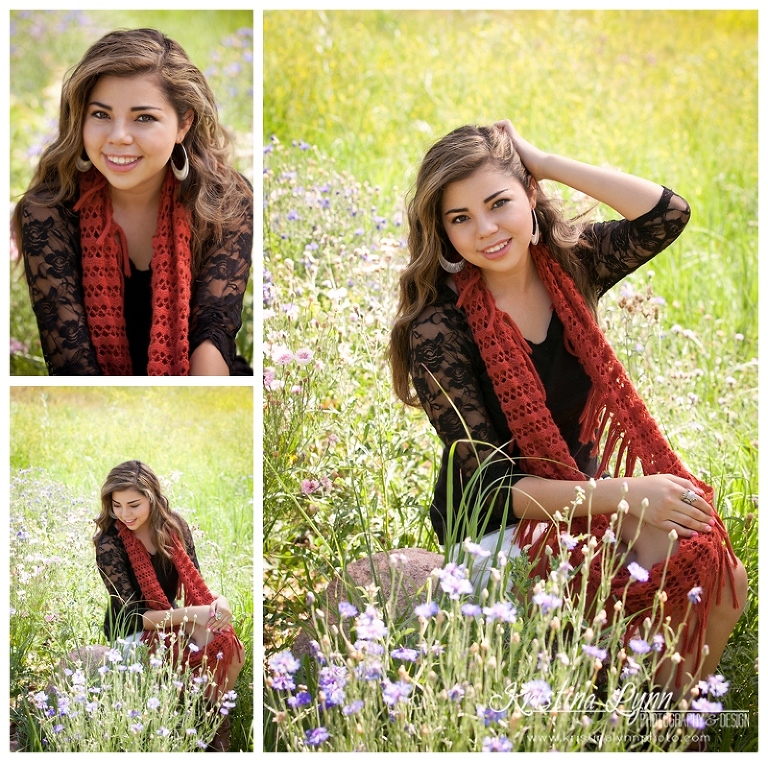A high school senior photography session with Denver, CO photographer Kristina Lynn Photography & Design.