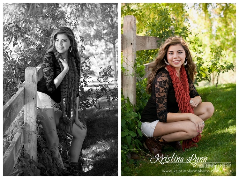 A high school senior photography session with Denver, CO photographer Kristina Lynn Photography & Design.