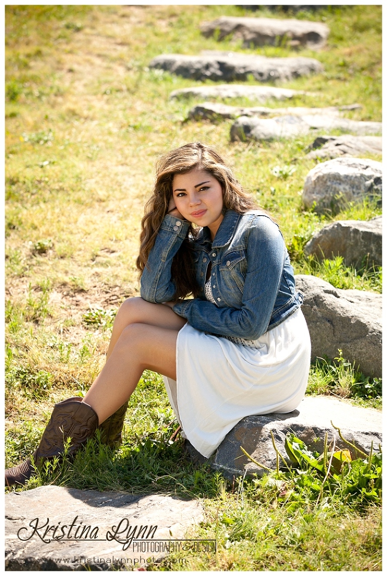 A high school senior photography session with Denver, CO photographer Kristina Lynn Photography & Design.