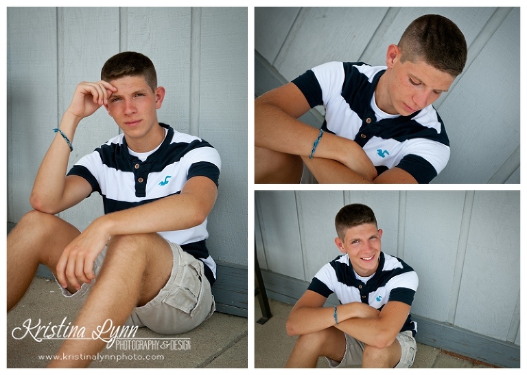 A high school senior photography session with Denver, CO photographer Kristina Lynn Photography & Design at her Clarion, IA portraits studio.