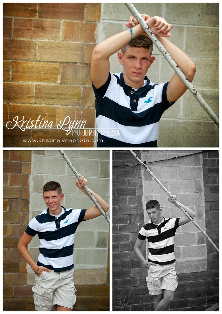A high school senior photography session with Denver, CO photographer Kristina Lynn Photography & Design at her Clarion, IA portraits studio.