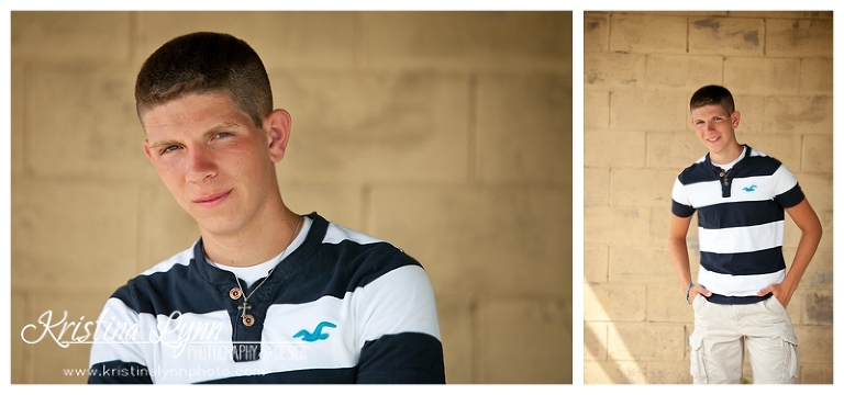 A high school senior photography session with Denver, CO photographer Kristina Lynn Photography & Design at her Clarion, IA portraits studio.