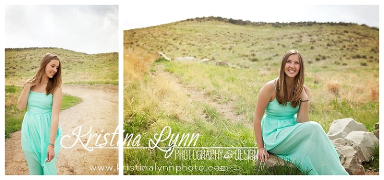A high school senior portrait photography session with Denver, CO photographer Kristina Lynn Photography & Design.