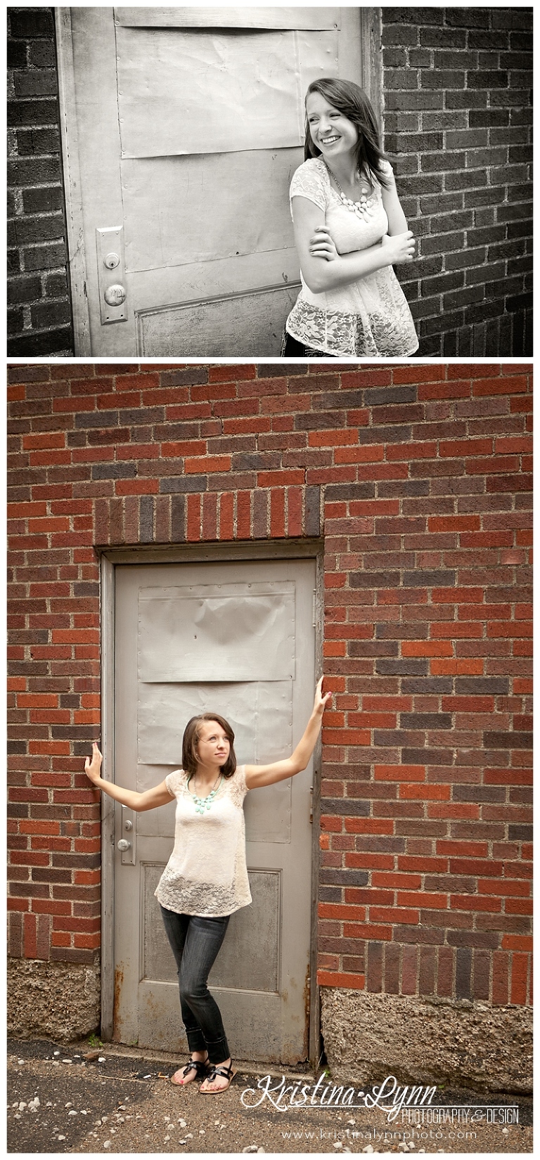 A high school senior portrait photography session with Denver, CO photographer Kristina Lynn Photography & Design.