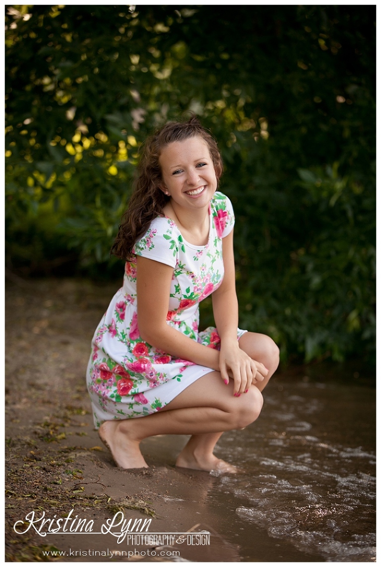 A high school senior portrait photography session with Denver, CO photographer Kristina Lynn Photography & Design.