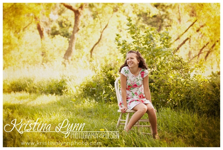 A high school senior portrait photography session with Denver, CO photographer Kristina Lynn Photography & Design.