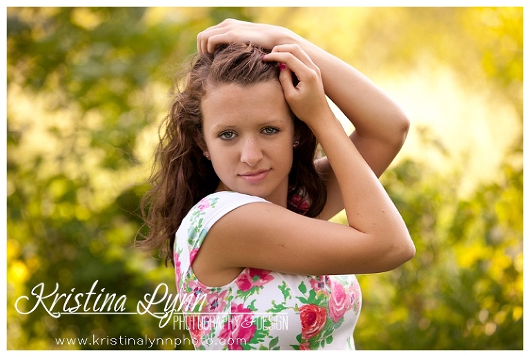 A high school senior portrait photography session with Denver, CO photographer Kristina Lynn Photography & Design.