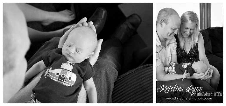 A newborn baby photography session with Denver, CO photographer Kristina Lynn Photography & Design.