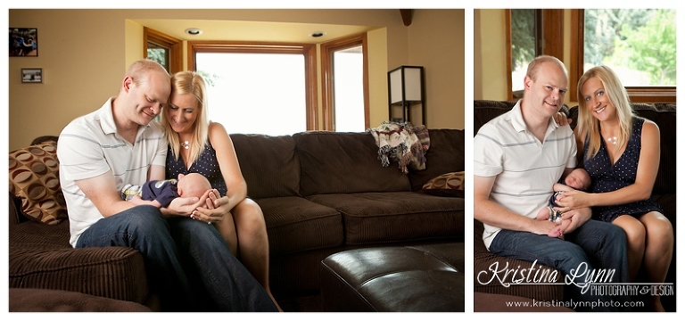 A newborn baby photography session with Denver, CO photographer Kristina Lynn Photography & Design.