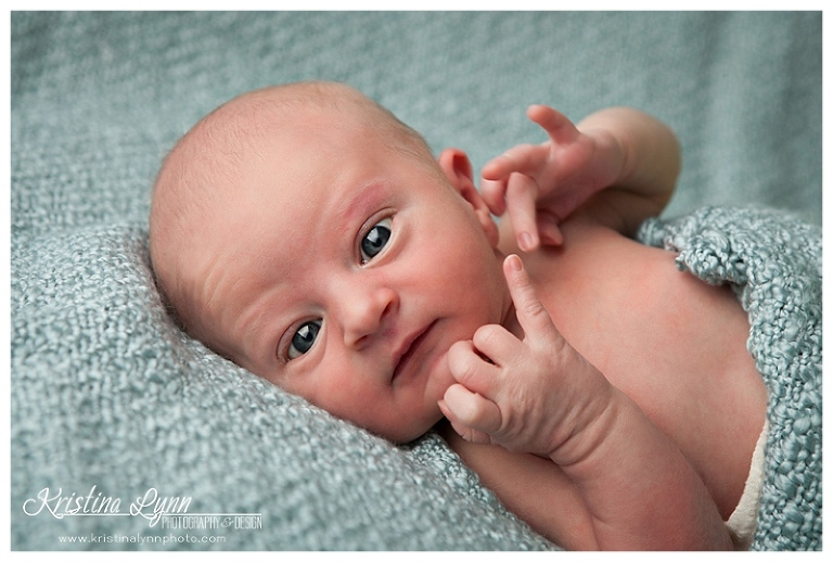 A newborn baby photography session with Denver, CO photographer Kristina Lynn Photography & Design.