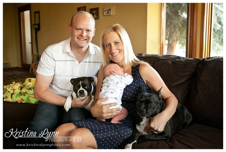 A newborn baby photography session with Denver, CO photographer Kristina Lynn Photography & Design.