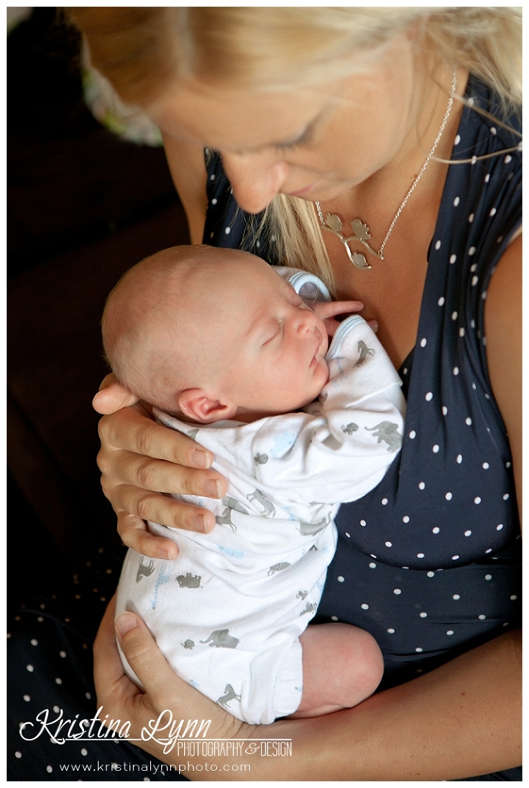 A newborn baby photography session with Denver, CO photographer Kristina Lynn Photography & Design.