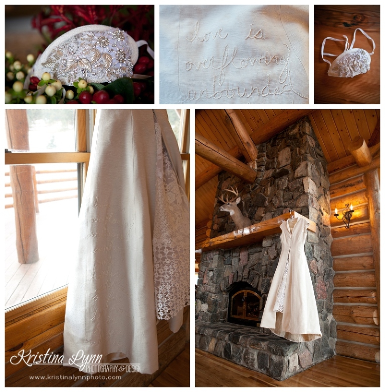 Rustic Luxury winter wedding styled shoot photographed by Denver, Colorado photographer Kristina Lynn Photography & Design.