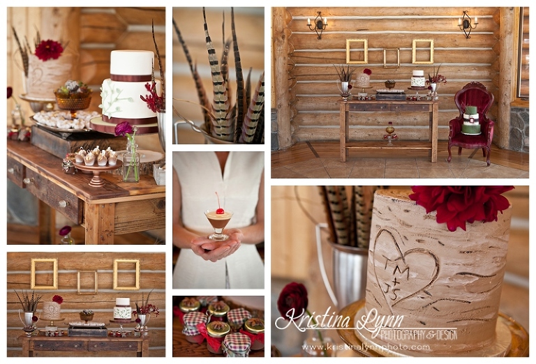 Rustic Luxury winter wedding styled shoot photographed by Denver, Colorado photographer Kristina Lynn Photography & Design.