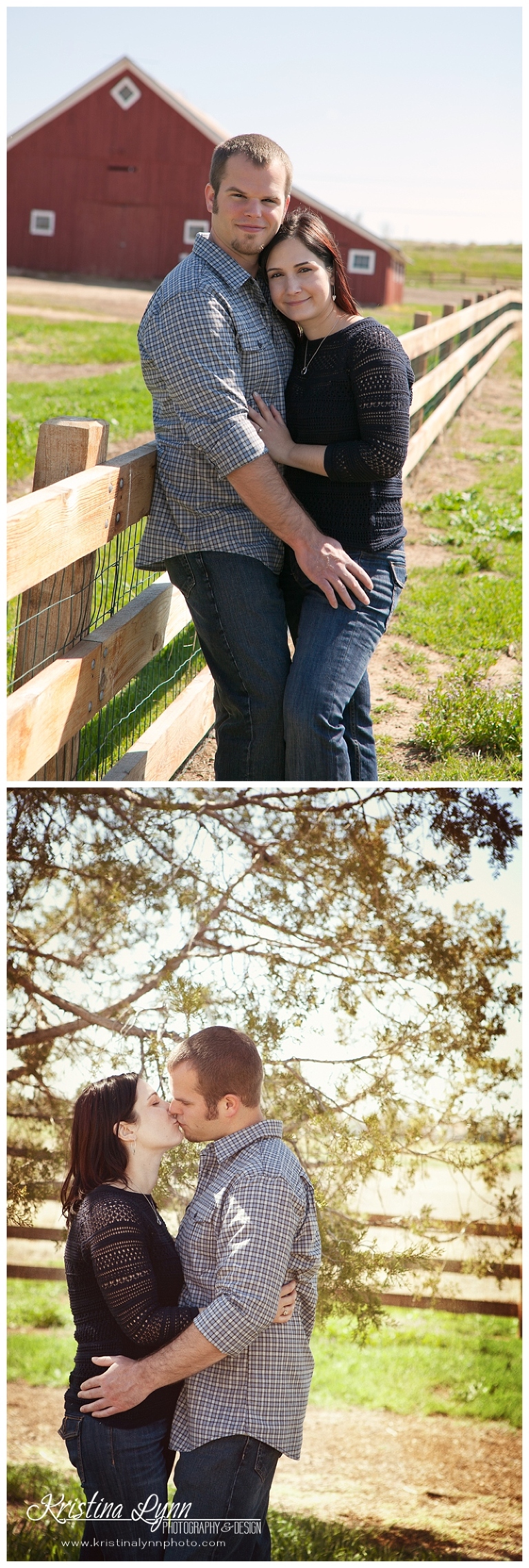 An outdoor engagement photography shoot by Denver wedding photographer Kristina Lynn Photography & Design.