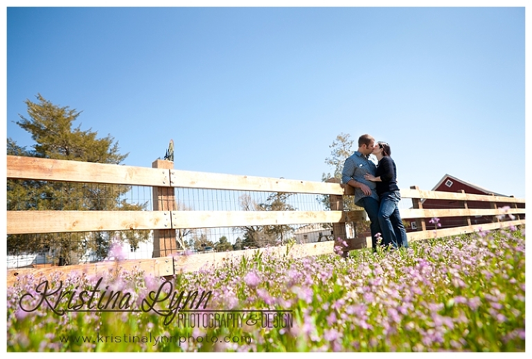 An outdoor engagement photography shoot by Denver wedding photographer Kristina Lynn Photography & Design.