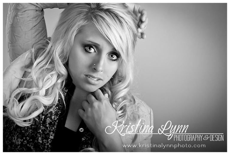 A fun and colorful high school senior photo session with Denver photographer Kristina Lynn Photography & Design.