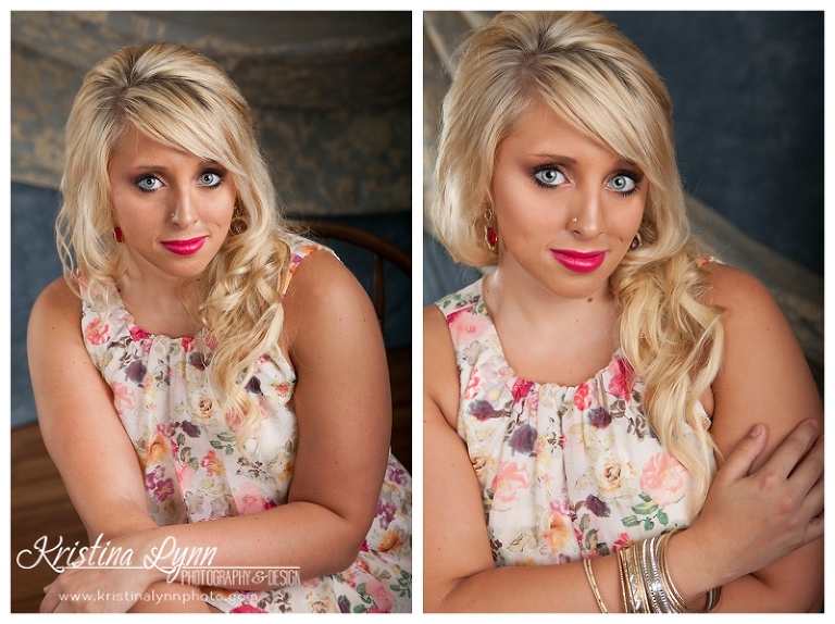 A fun and colorful high school senior photo session with Denver photographer Kristina Lynn Photography & Design.