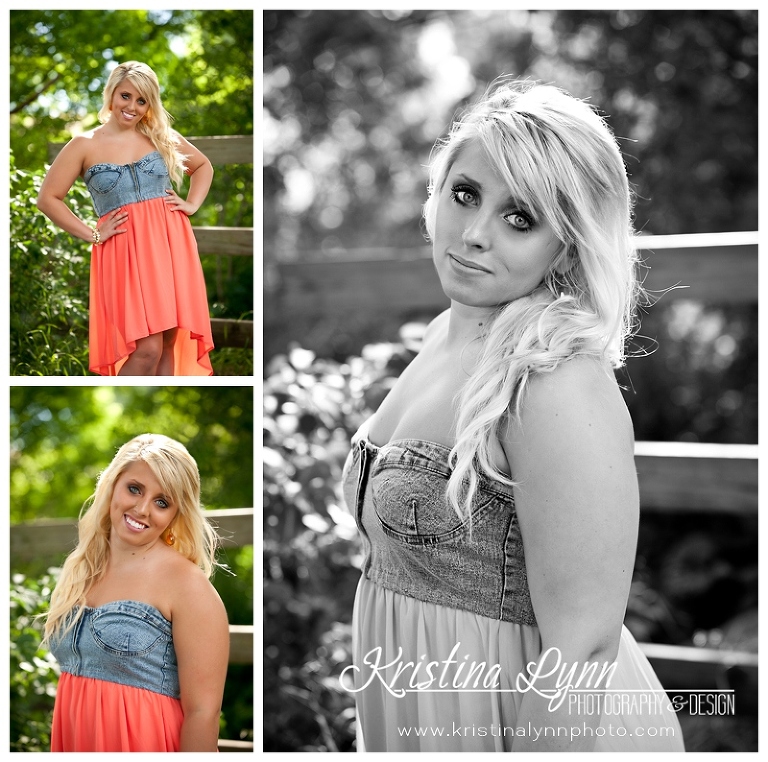 A fun and colorful high school senior photo session with Denver photographer Kristina Lynn Photography & Design.