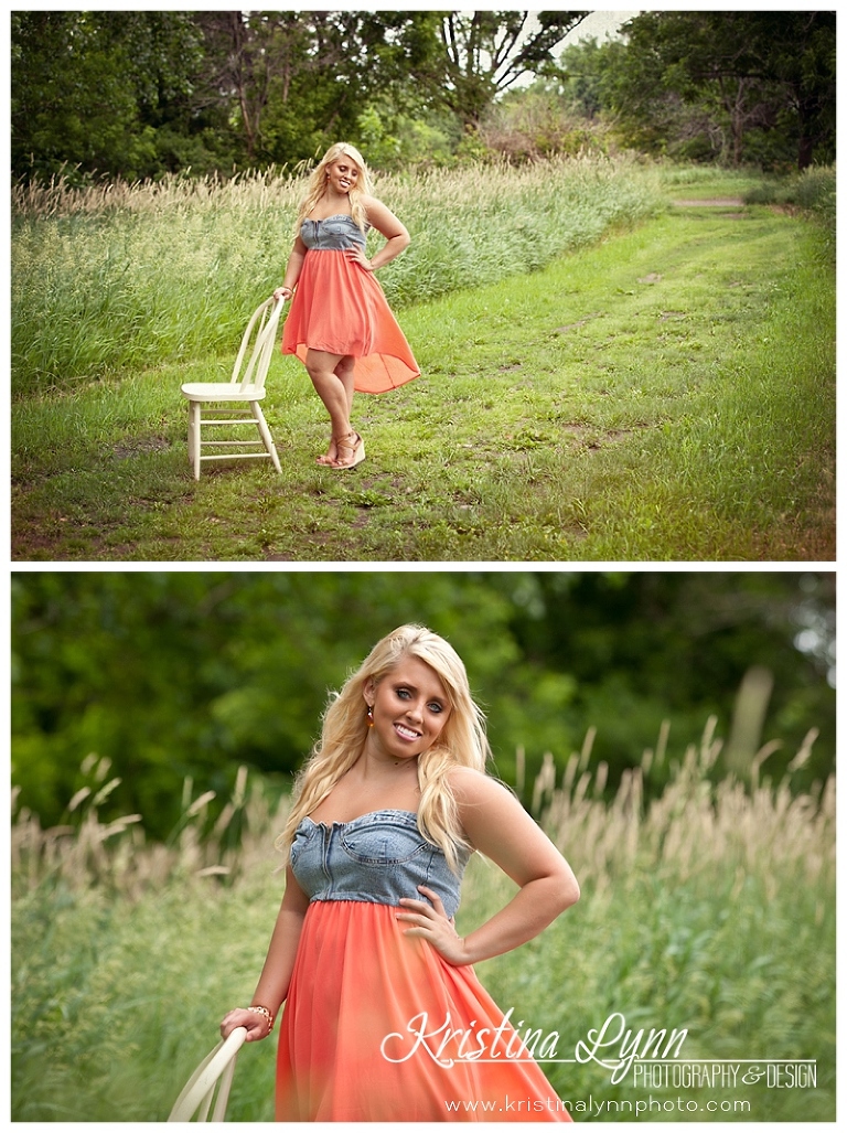 A fun and colorful high school senior photo session with Denver photographer Kristina Lynn Photography & Design.