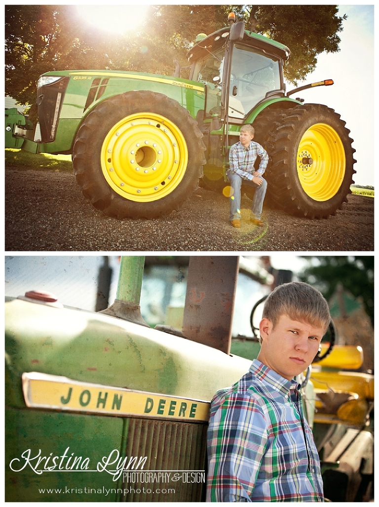 An outdoor high school senior photo session by Denver photographer Kristina Lynn Photography & Design.