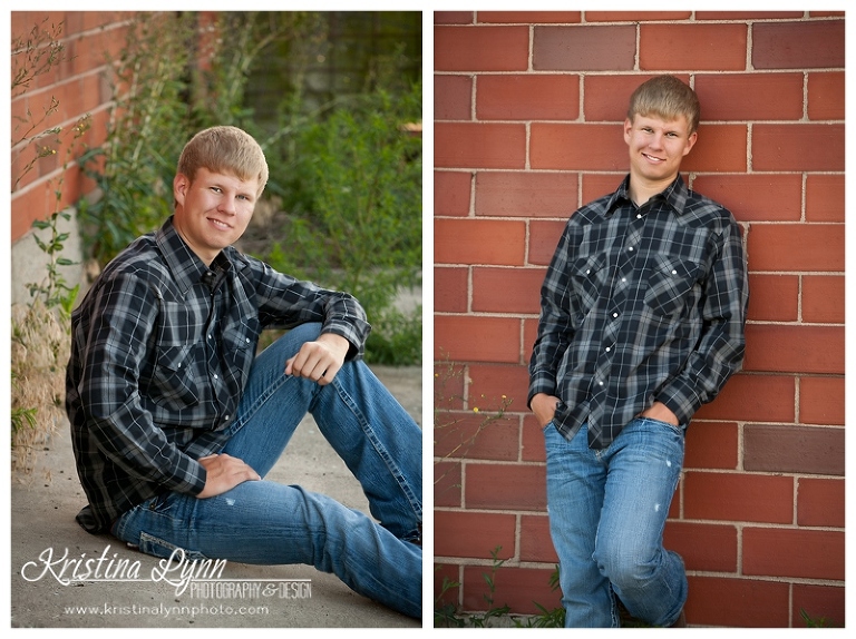 An outdoor high school senior photo session by Denver photographer Kristina Lynn Photography & Design.