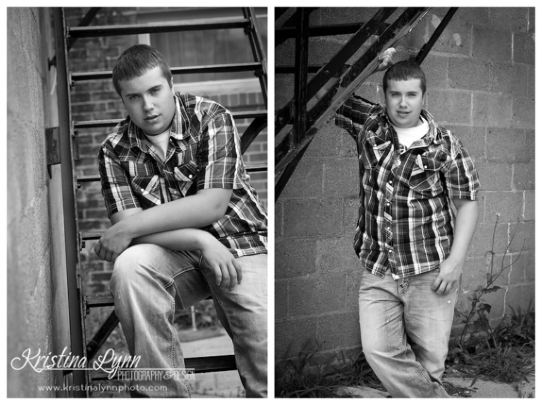 An urban high school senior photo session with Denver photographer Kristina Lynn Photography & Design.