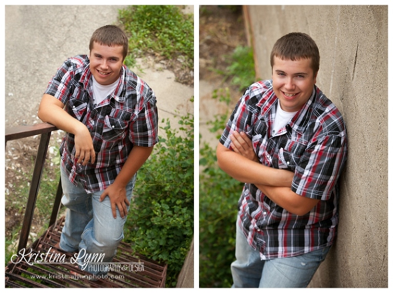 An urban high school senior photo session with Denver photographer Kristina Lynn Photography & Design.