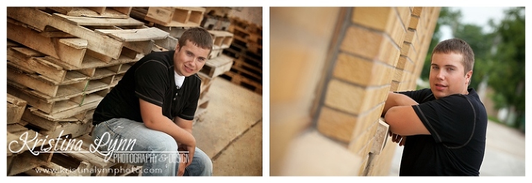 An urban high school senior photo session with Denver photographer Kristina Lynn Photography & Design.