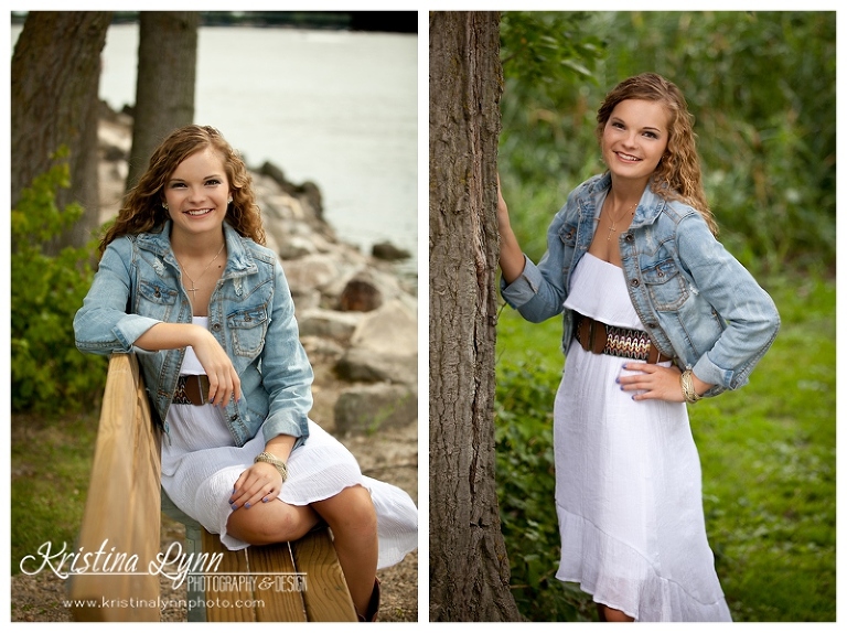 An outdoor high school senior photo session with Denver photographer Kristina Lynn Photography & Design.