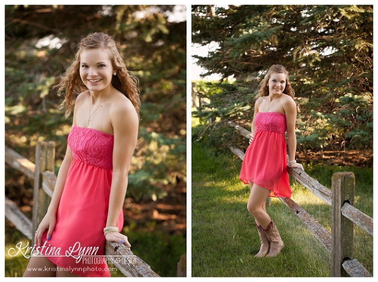 An outdoor high school senior photo session with Denver photographer Kristina Lynn Photography & Design.