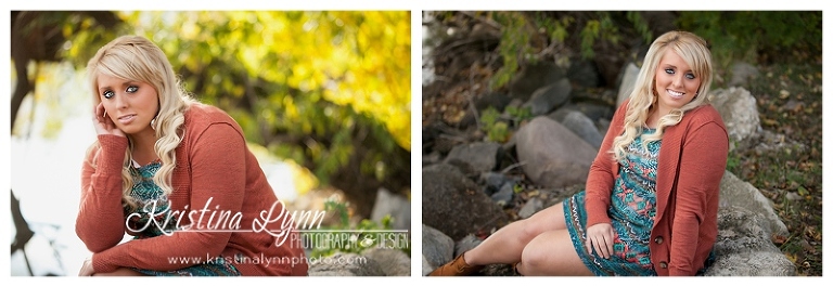 A fun and colorful high school senior photo session with Denver photographer Kristina Lynn Photography & Design.