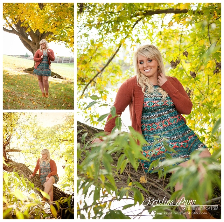 A fun and colorful high school senior photo session with Denver photographer Kristina Lynn Photography & Design.