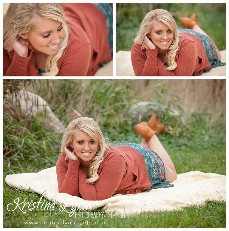 A fun and colorful high school senior photo session with Denver photographer Kristina Lynn Photography & Design.