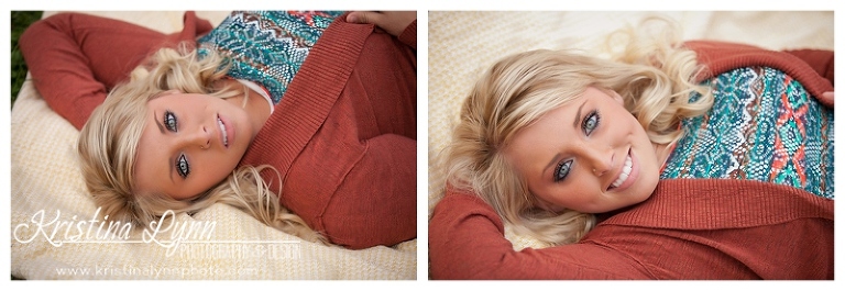 A fun and colorful high school senior photo session with Denver photographer Kristina Lynn Photography & Design.