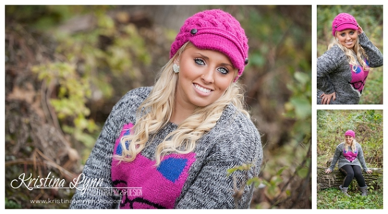 A fun and colorful high school senior photo session with Denver photographer Kristina Lynn Photography & Design.