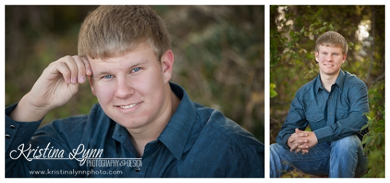 An outdoor high school senior photo session by Denver photographer Kristina Lynn Photography & Design.