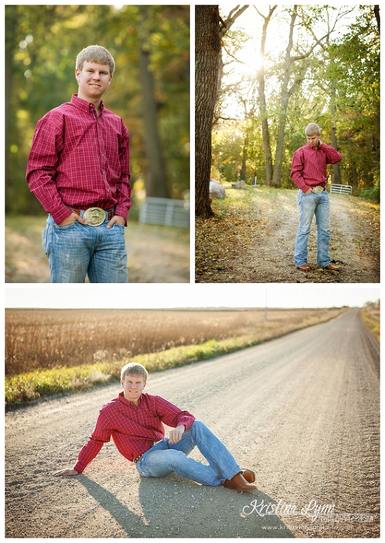 An outdoor high school senior photo session by Denver photographer Kristina Lynn Photography & Design.