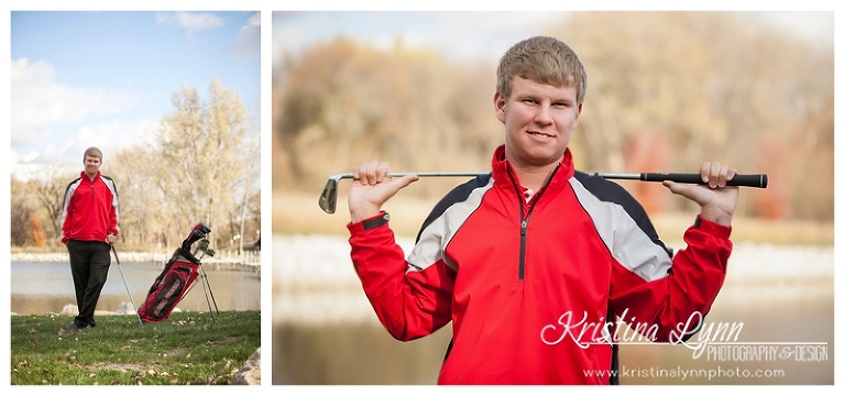 An outdoor high school senior photo session by Denver photographer Kristina Lynn Photography & Design.