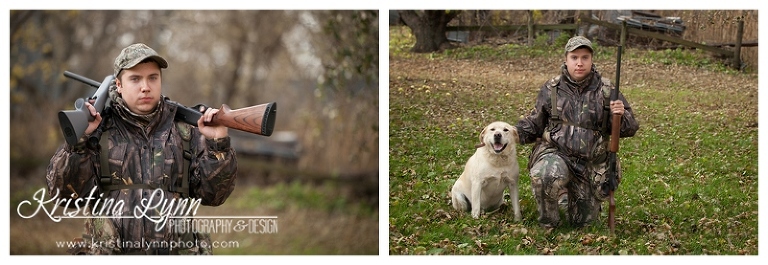 A high school senior photo shoot at a family farm by Denver photographer Kristina Lynn Photography & Design.
