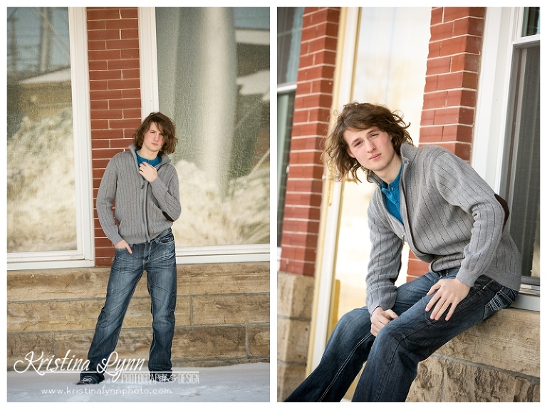 A high school senior photo shoot with Denver photographer Kristina Lynn Photography & Design.