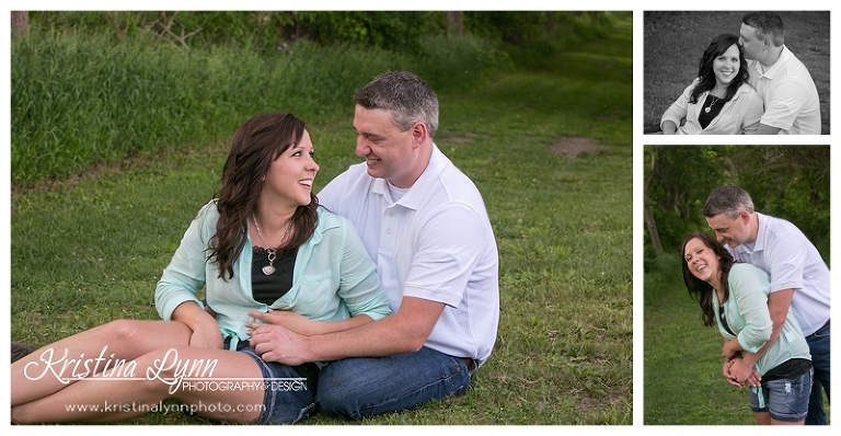 An outdoor engagement session by Denver Colorado wedding photographer Kristina Lynn Photography & Design