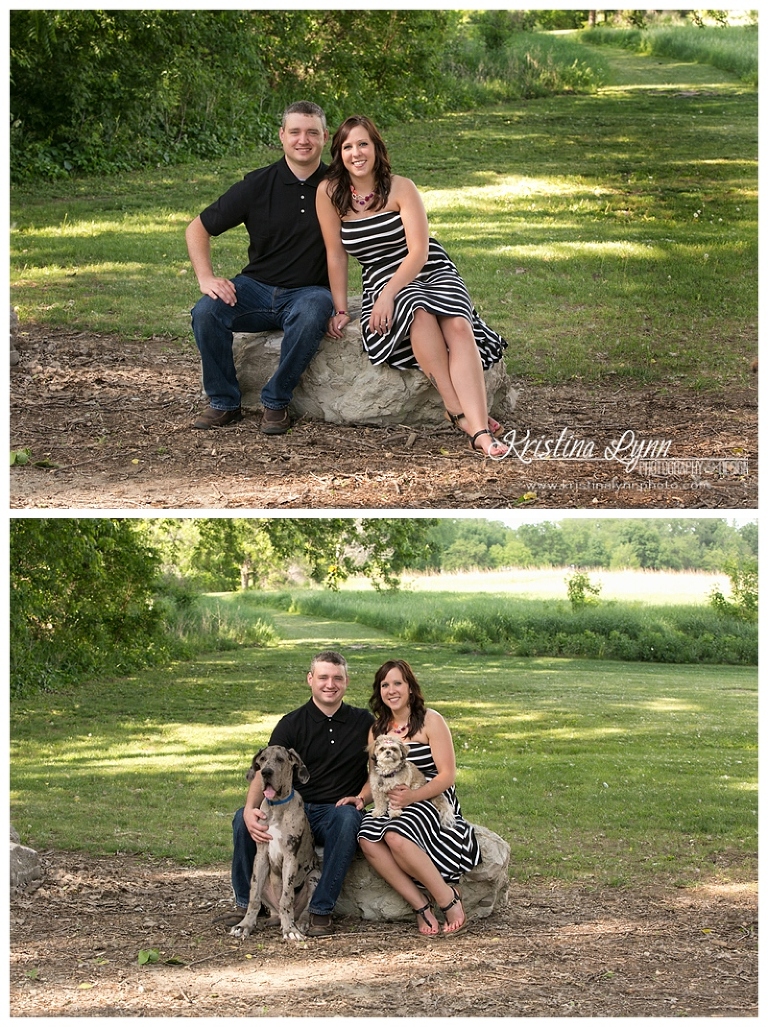 An outdoor engagement session by Denver Colorado wedding photographer Kristina Lynn Photography & Design