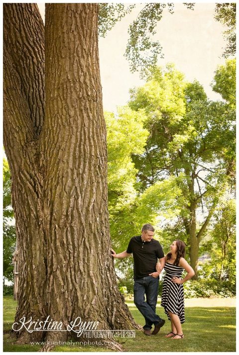An outdoor engagement session by Denver Colorado wedding photographer Kristina Lynn Photography & Design